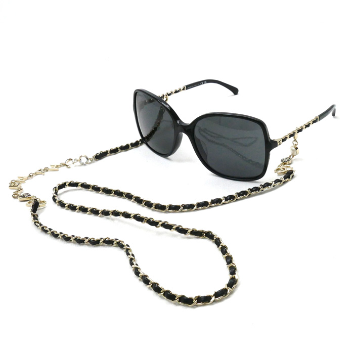 CHANEL シャネル サングラス ブラック 5210-Q-A レディース C.622/S4 57□17 135 3N【中古】【美品】