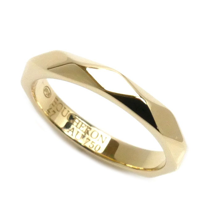 Boucheron ブシュロン K18YG イエローゴールド ファセット リング・指輪 JAL00092 7号 47 3.1g レディース【中古】