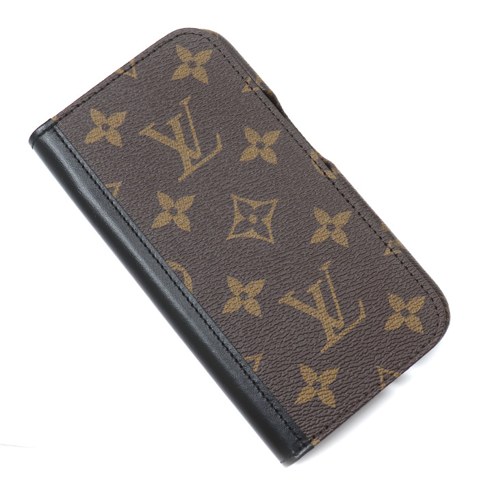 LOUIS VUITTON ルイ・ヴィトン iPhone 15Pro フォリオ iPhoneケース モノグラム M82891 ユニセックス【中古】