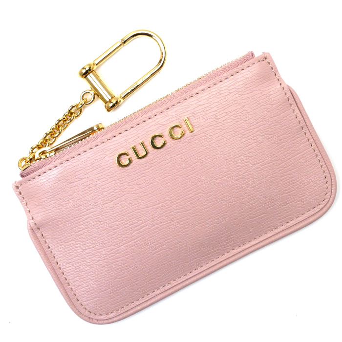 GUCCI グッチ スクリプト コインケース ピンク 790102 レディース【中古】【美品】
