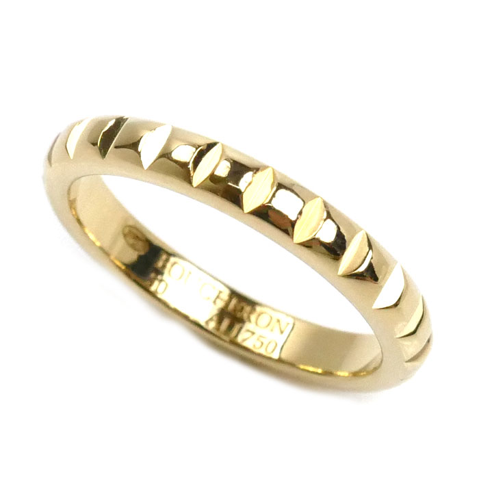 Boucheron ブシュロン K18YG イエローゴールド クルドパリ ミディアム リング・指輪 JAL00008 10号 50 3.5g レディース【中古】【美品】