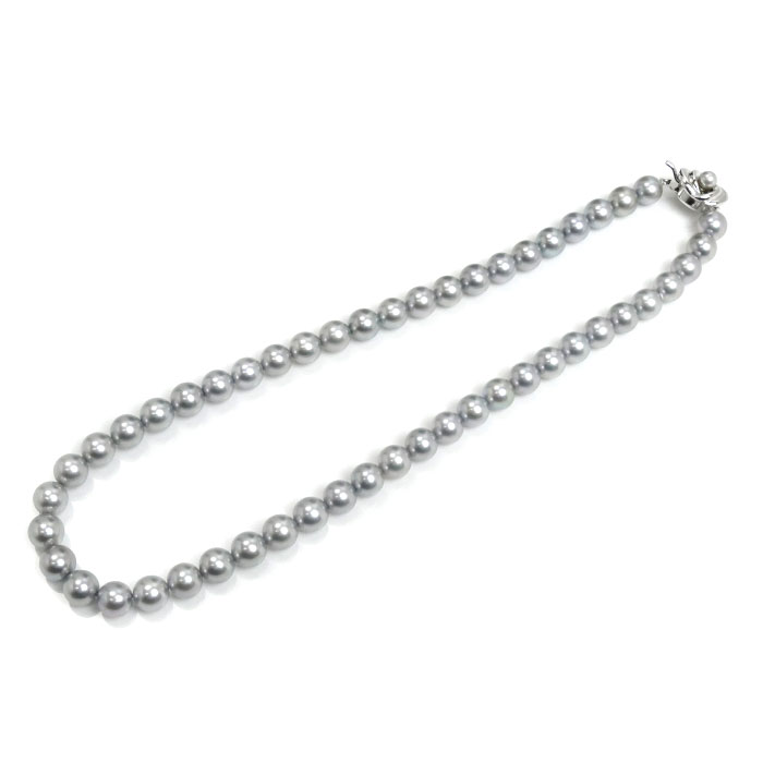 TASAKI タサキ シルバー パール ネックレス パール約8.0～8.2mm 42.6g 43cm レディース【中古】