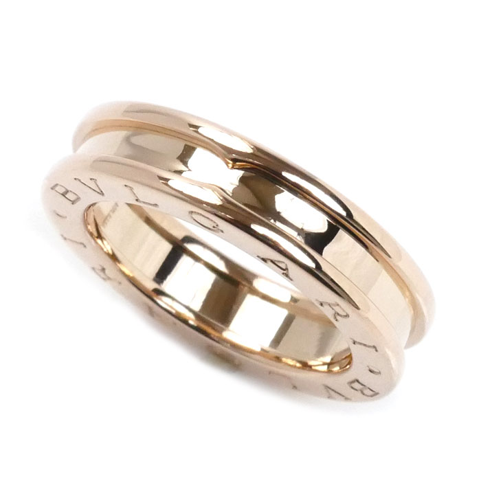 BVLGARI ブルガリ K18PG ピンクゴールド ビーゼロワン 1バンド XS リング・指輪 335992 11号 51 7.2g レディース【中古】【美品】