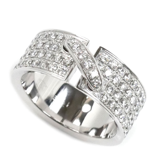 Chaumet ショーメ K18WG ホワイトゴールド リアン ドゥ ショーメ リング・指輪 12号 52 9.7g レディース【中古】【美品】