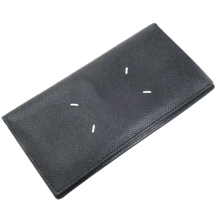 Maison Margiela メゾンマルジェラ 4ステッチ 長財布 ブラック SA1UI0021 P4745 メンズ【中古】