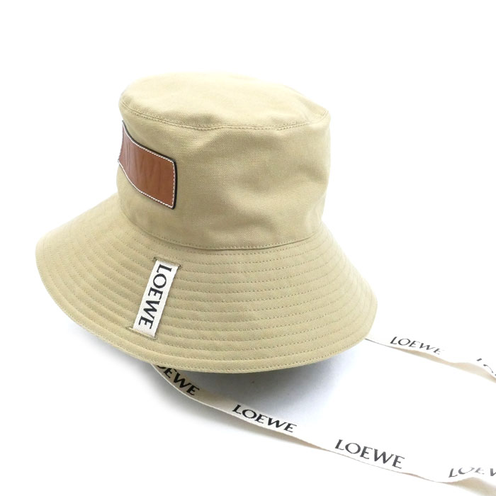 LOEWE ロエベ Paula`s Ibiza  ハット フィッシャーマンハット ベージュ K820HF1X24 size 57 レディース【中古】
