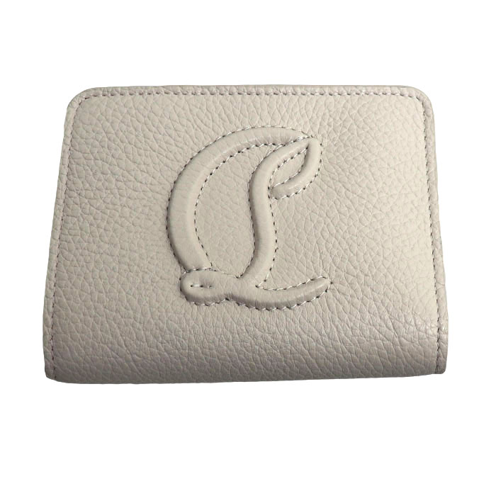 Christian Louboutin クリスチャンルブタン バイマイサイド コンパクトウォレット 二つ折り財布 LECHE/LECHE 1245065 F611 レディース【未使用】【買取品】