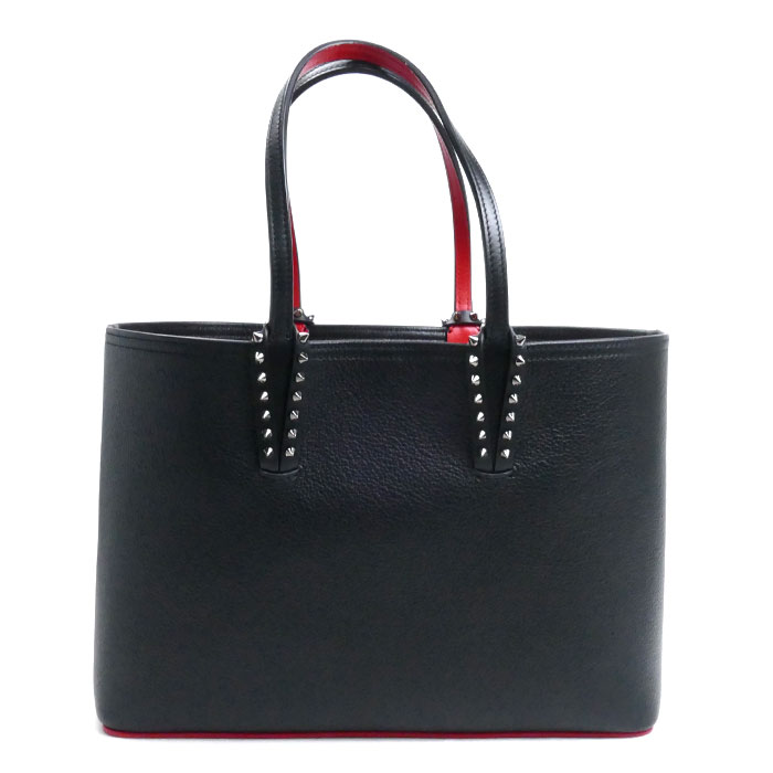 Christian Louboutin クリスチャンルブタン カバタ スモール トートバッグ ブラック 1185119CM53 レディース【中古】【美品】