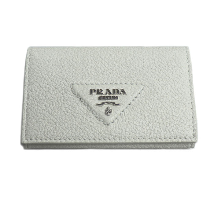 PRADA プラダ ヴィッテロダイノ カードケース アイボリー 1MC110 2BBE F0009 レディース【未使用】【買取品】
