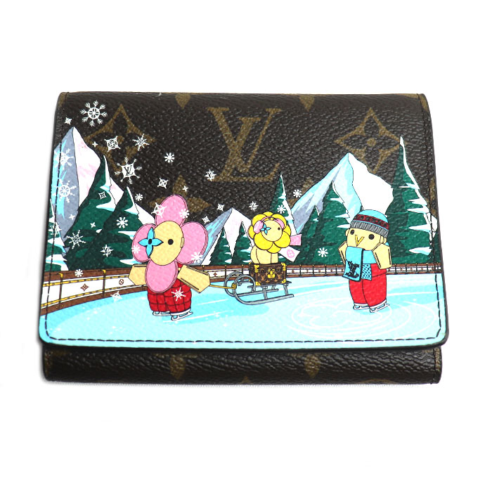 LOUIS VUITTON ルイ・ヴィトン ポルトフォイユヴィクトリーヌ コンパクトウォレット 三つ折り財布 モノグラム ピンク M82622 レディース【中古】