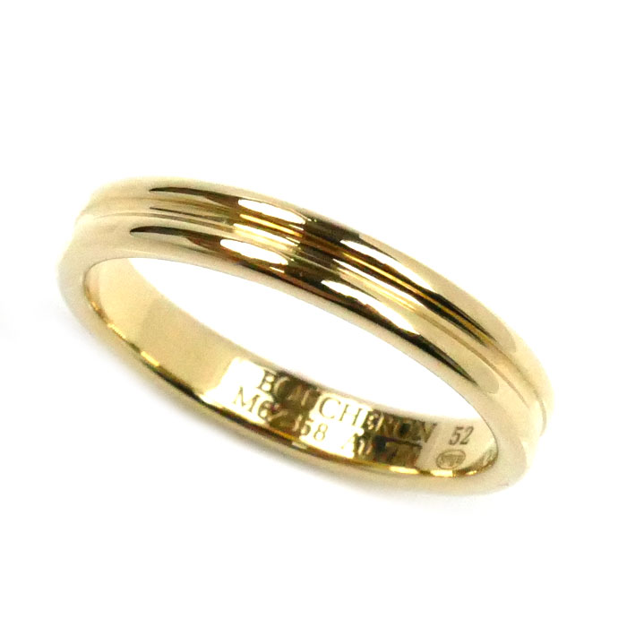 Boucheron ブシュロン K18YG イエローゴールド ゴドロン リング・指輪 JAL00283 12号 52 3.6g レディース【中古】【美品】