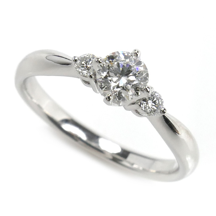 TASAKI タサキ Pt950プラチナ ヴェーロ ダイヤ リング・指輪 ダイヤモンド0.34ct/0.06ct 11号 4.0g レディース【中古】【美品】