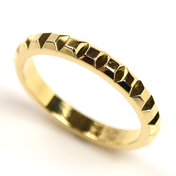 Boucheron ブシュロン K18YG イエローゴールド クルドパリ ミディアム リング・指輪 JAL00008 12.5号 53 3.8g レディース【中古】