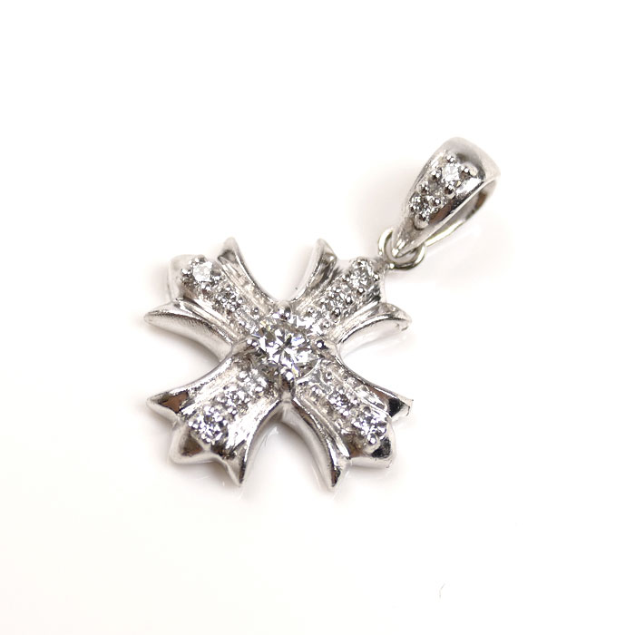 ゆきざき Pt900プラチナ レガリア ダイヤ ペンダントトップ YMR16.12.2.5 ダイヤモンド0.12ct/0.08ct 3.4g ユニセックス【中古】