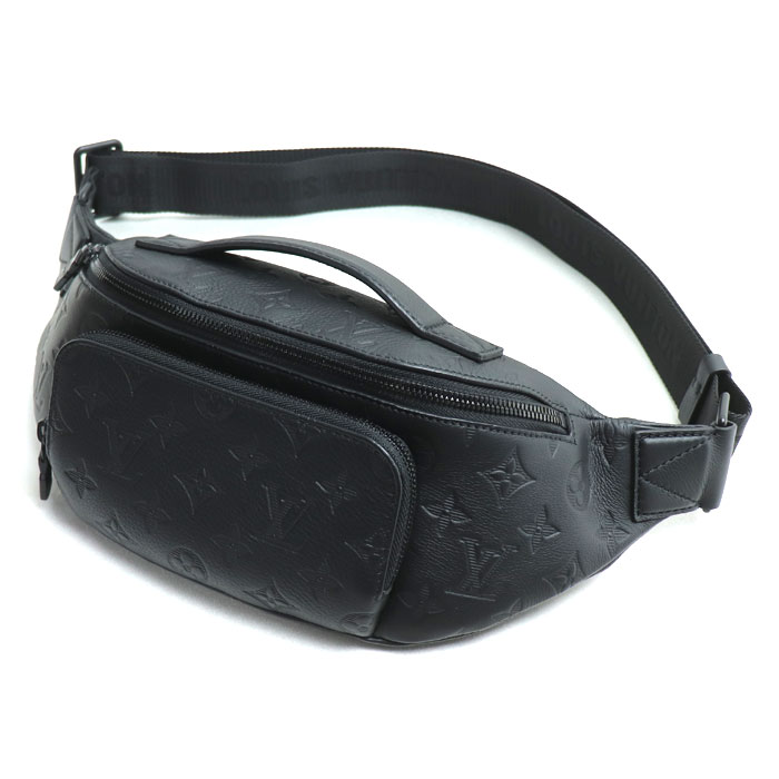 LOUIS VUITTON ルイ・ヴィトン ラッシュバムバッグ ウエストバッグ モノグラムシャドウ ブラック M47058 メンズ【中古】【美品】