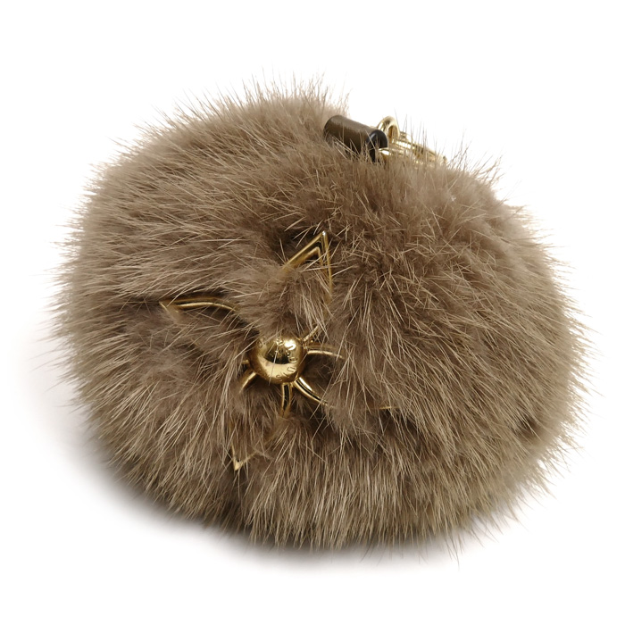 LOUIS VUITTON ルイ・ヴィトン ラブリー ヴィゾン チャーム キーホルダー ブラウン M01018 レディース【中古】