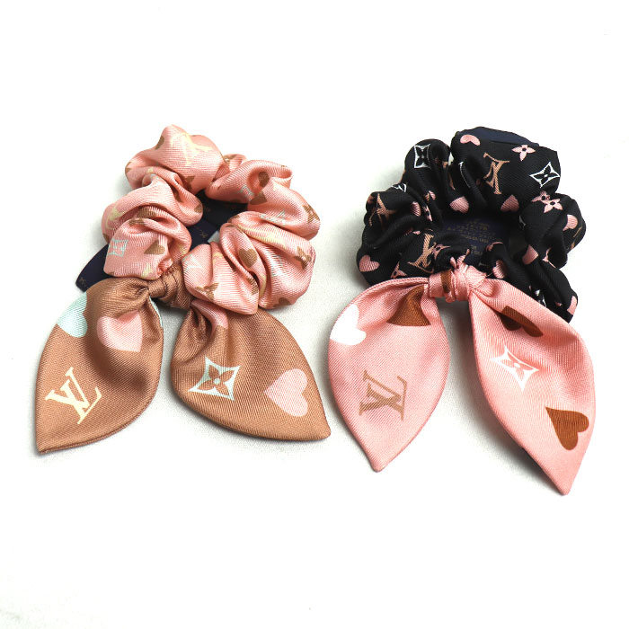 LOUIS VUITTON ルイ・ヴィトン 2点セット シュシュ ピンク M78431 レディース【中古】【美品】