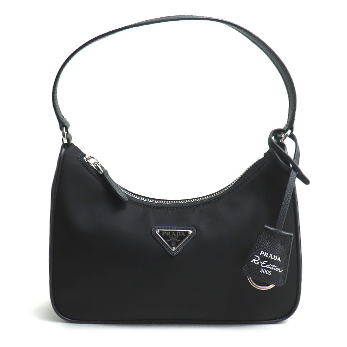 PRADA プラダ Re-Edition 2005 Re-Nylon ミニバッグ テスート ハンドバッグ ブラック 1N204M_R064_F0002 レディース【中古】【美品】