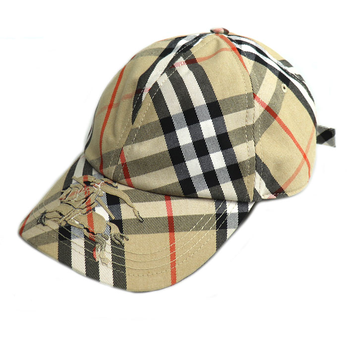 BURBERRY バーバリー ノバチェック キャップ ベージュ 8085723 L ユニセックス【中古】【美品】