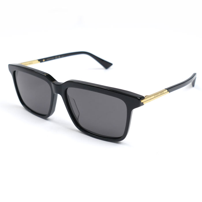 BOTTEGAVENETA ボッテガヴェネタ サングラス ブラック ゴールド BV1261S 001 56□14 145 XL ユニセックス【中古】