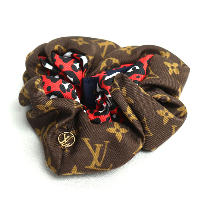LOUIS VUITTON ルイ・ヴィトン シルク ビーマインドフル シュシュ M77011 レディース【中古】【美品】