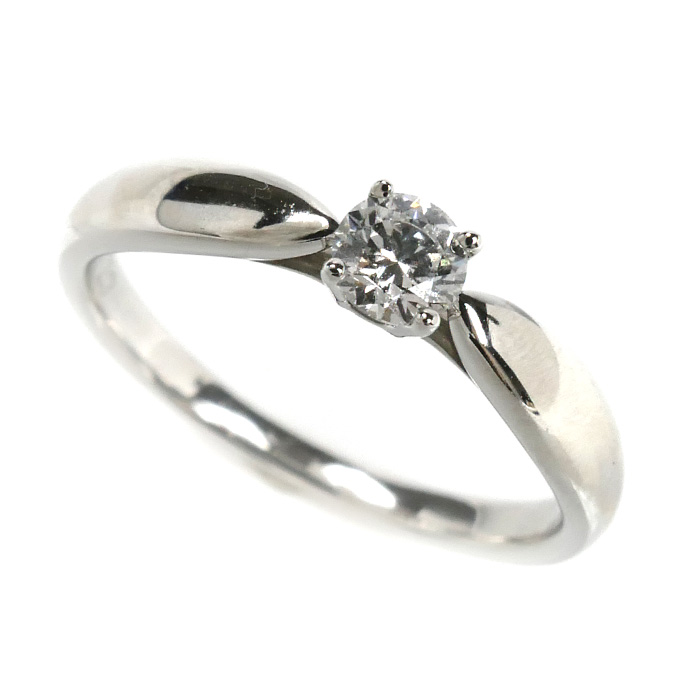 TIFFANY&Co. ティファニー Pt950プラチナ ハーモニー リング・指輪 ダイヤモンド0.20ct 9号 3.3g レディース【中古】【美品】