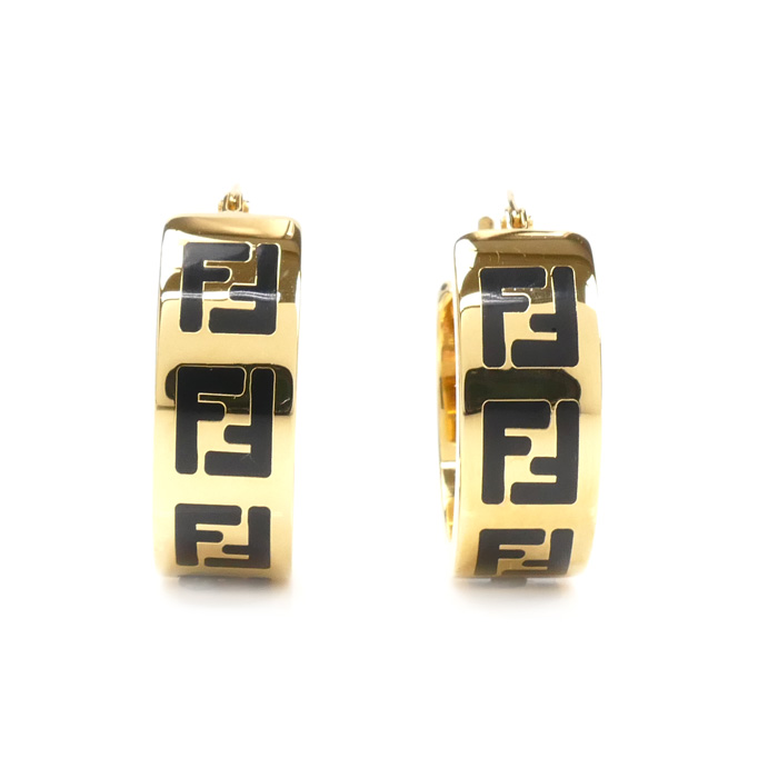 FENDI フェンディ GP フォーエバーフェンディ ピアス 8AH637 レディース【中古】【美品】