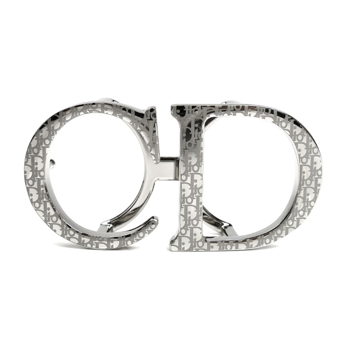 Dior ディオール メタル 35mm CDロゴ オブリーク バックル 4907PLMET H02K ユニセックス【中古】【極美品】