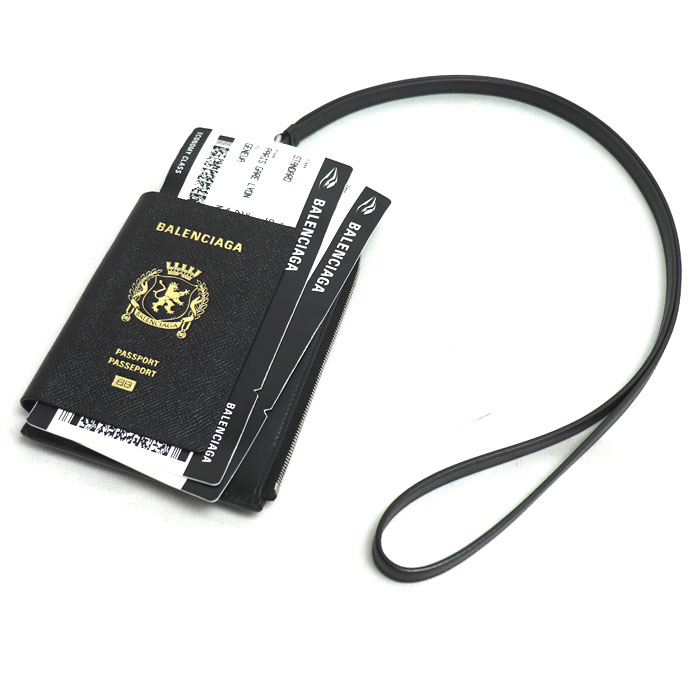 BALENCIAGA バレンシアガ パスポート フォンホルダー フォンホルダー ブラック 787733 メンズ【中古】【美品】