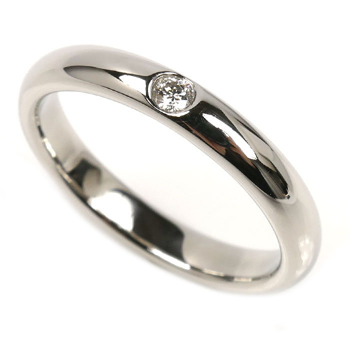 HARRY WINSTON ハリーウィンストン Pt950プラチナ ラウンドマリッジ ダイヤ リング・指輪 WBDPRDBZ3MM-065 12.5号 5.5g レディース【中古】【美品】