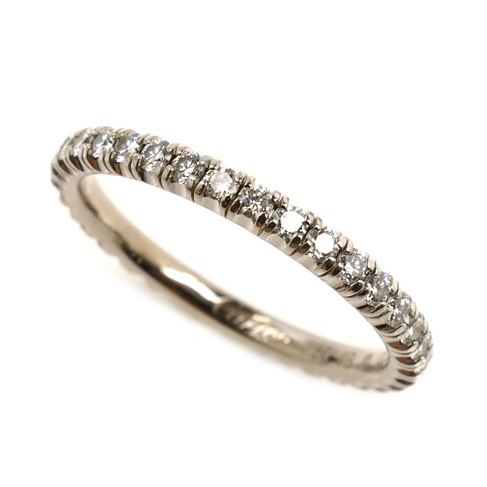 CARTIER カルティエ K18WG ホワイトゴールド エタンセル ドゥ カルティエ フルエタニティ ダイヤ  リング・指輪 B4077949 9号 49 1.7g レディース【中古】【美品】