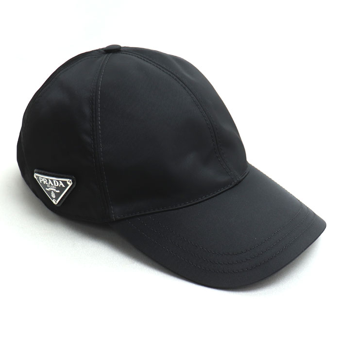 PRADA プラダ Re Nylon リ ナイロン キャップ ブラック 2HC274 2DMI F0002 XXL ユニセックス【中古】【美品】