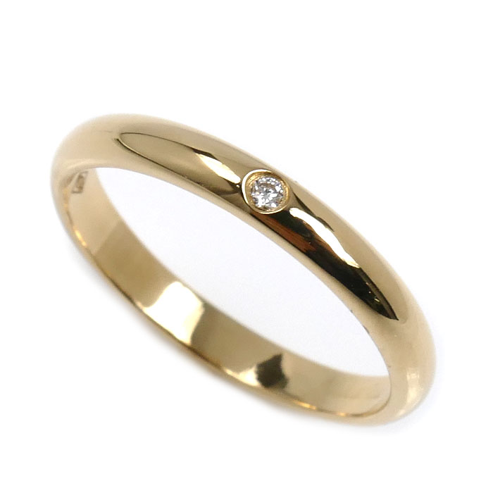 CARTIER カルティエ K18YG イエローゴールド 1895 ウェディング 1PD リング・指輪 B4057650 ダイヤモンド 10号 50 2.2g レディース【中古】【美品】