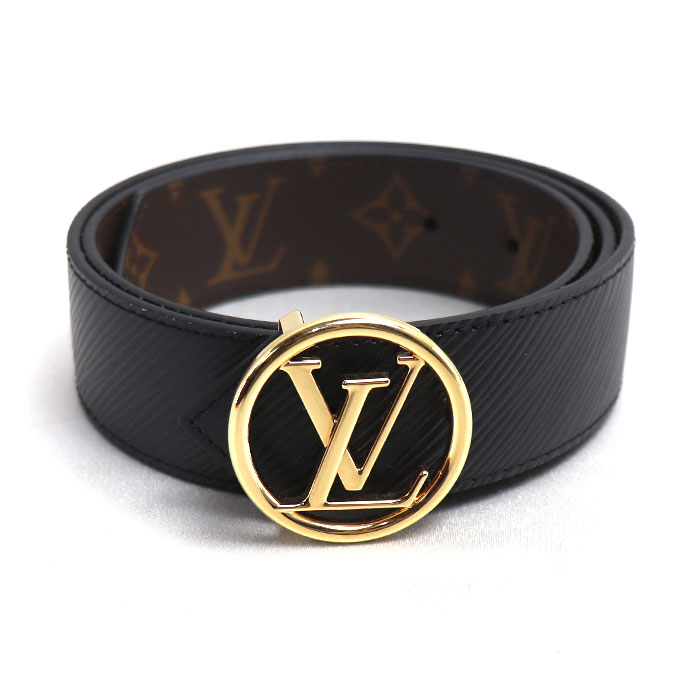 LOUIS VUITTON ルイ・ヴィトン サンチュール LV サークル リバーシブル ベルト モノグラム／エピ M9935 レディース【中古】【美品】