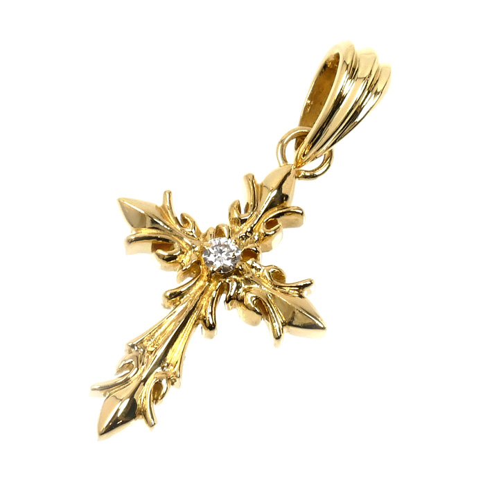 ゆきざき K18YG イエローゴールド レガリア  ペンダントトップ YMR34.12.6.5 ダイヤモンド0.03ct 2.8g ユニセックス【中古】【美品】