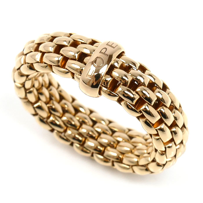 FOPE K18PG ピンクゴールド Flexible Ring リング・指輪 55902AX_XX_R_XRX_00M 7.0g レディース【中古】