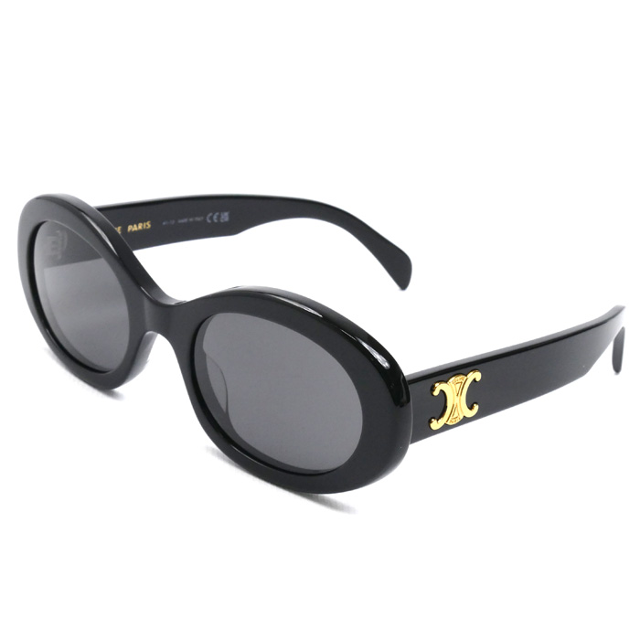 CELINE セリーヌ トリオンフ 01 サングラス ブラック CL40194U 01A /4S194CPLB.38NO ユニセックス【中古】