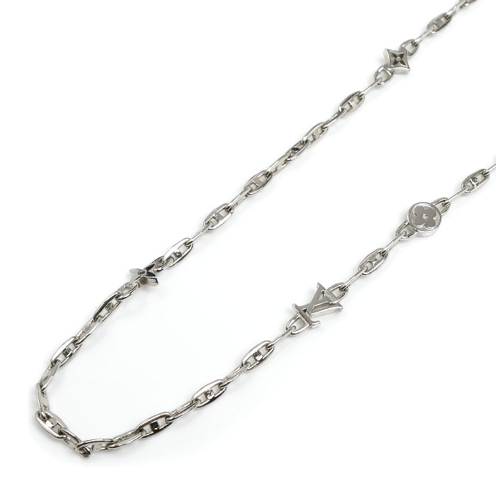 LOUIS VUITTON ルイ・ヴィトン ネックレス LV スピード ネックレス M02225  メンズ【中古】