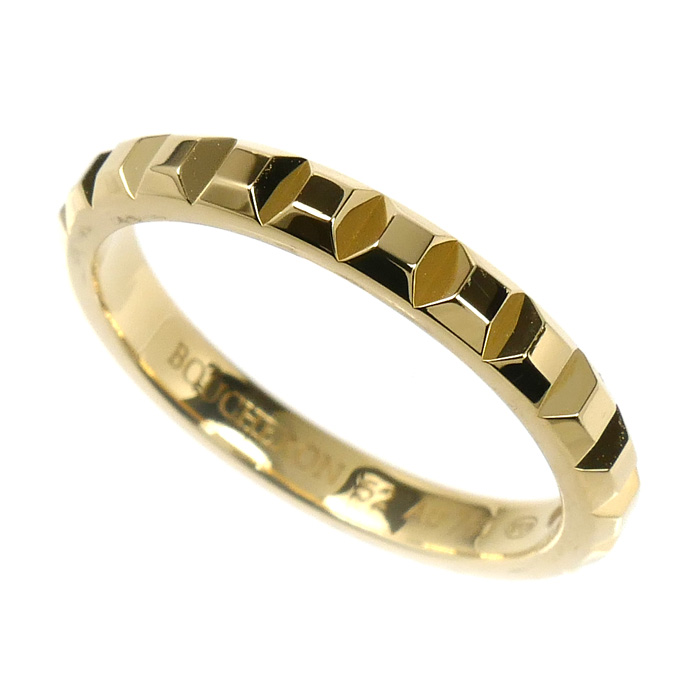 Boucheron ブシュロン K18YG イエローゴールド クルドパリ ミディアム リング・指輪 JAL00008 12号 52 3.6g レディース【中古】【美品】