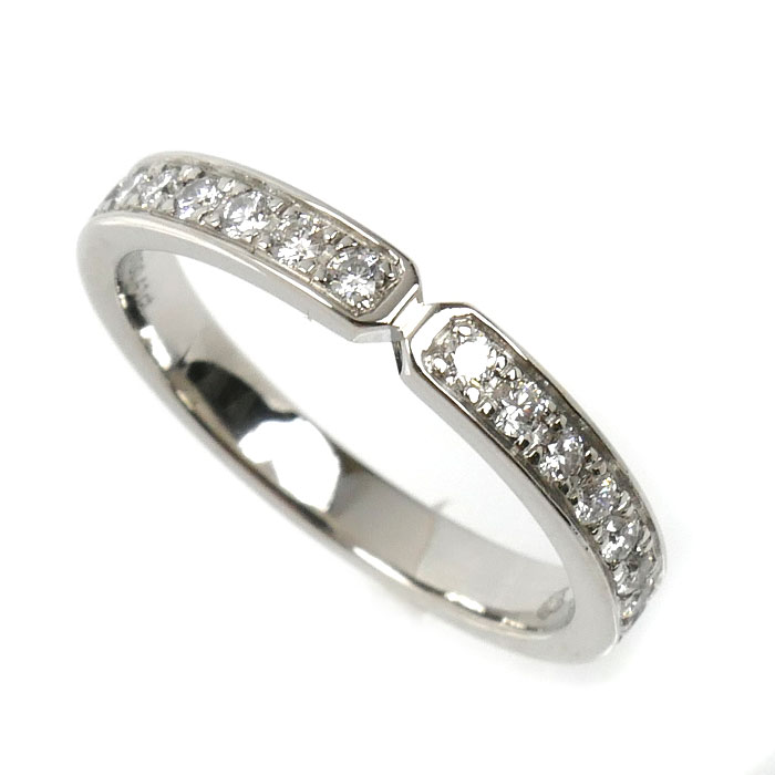 HERMES エルメス Pt950プラチナ エヴァーケリー リング・指輪 H119668B 00048 ダイヤモンド0.41ct 8号 48 3.1g レディース【中古】【美品】