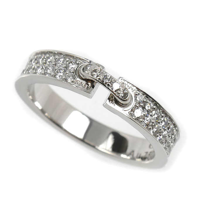 Chaumet ショーメ K18WG ホワイトゴールド リアン エヴィダンス リング・指輪 081760 ダイヤモンド 9号 49 3.9g レディース【中古】【美品】