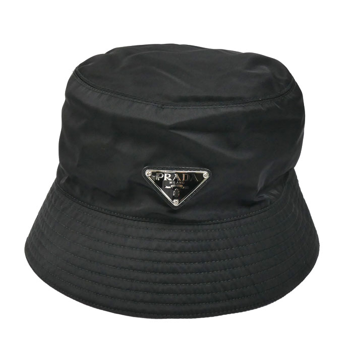 PRADA プラダ Re-Nylon  ハット ブラック 2HC137 2DMI F0002 XL ユニセックス【中古】