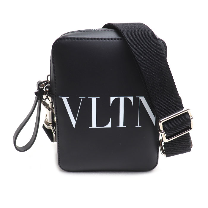 Valentino Garavani ヴァレンティノ・ガラヴァーニ VLTNロゴ ショルダーバッグ ブラック 4Y2B0943WJW メンズ【中古】【美品】
