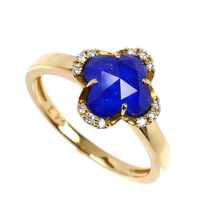 Vendome Aoyama ヴァンドーム青山 K18YG イエローゴールド リング・指輪 AGVR970509LL ラピスラズリ 9号 3.1g レディース【中古】