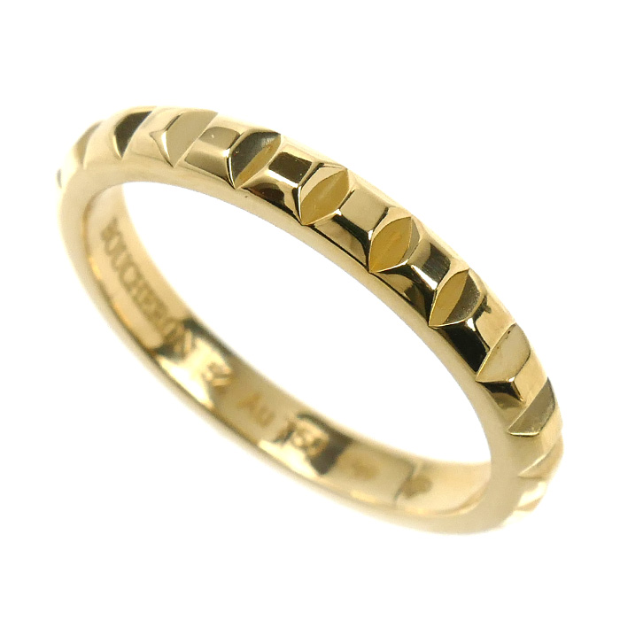 Boucheron ブシュロン K18YG イエローゴールド クルドパリ ミディアム リング・指輪 JAL00008 12号 52 3.5g レディース【中古】【美品】
