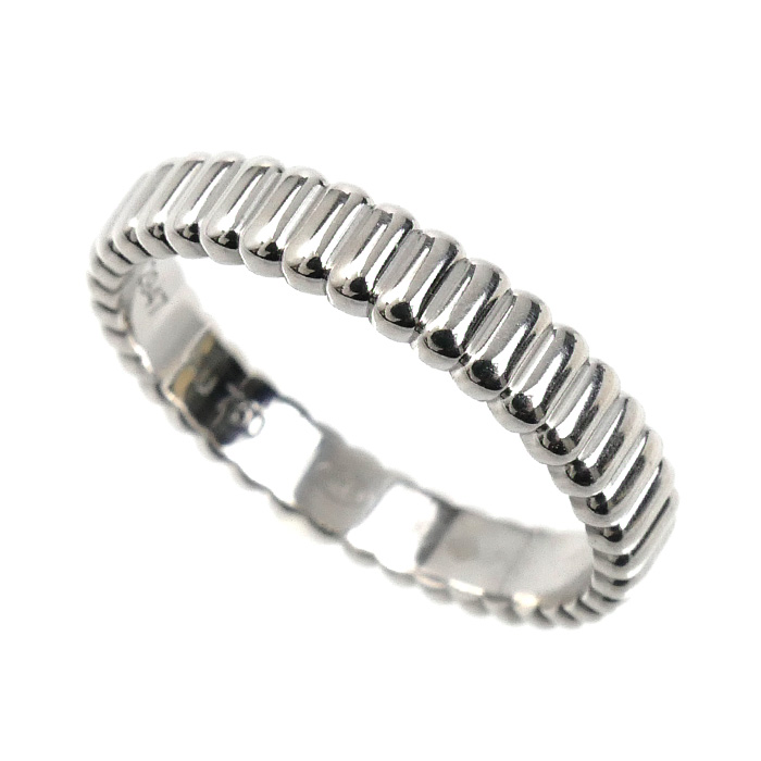 Boucheron ブシュロン K18WG ホワイトゴールド キャトル グログラン スモール リング・指輪 JAL01170 6号 46 2.8g レディース【中古】【美品】