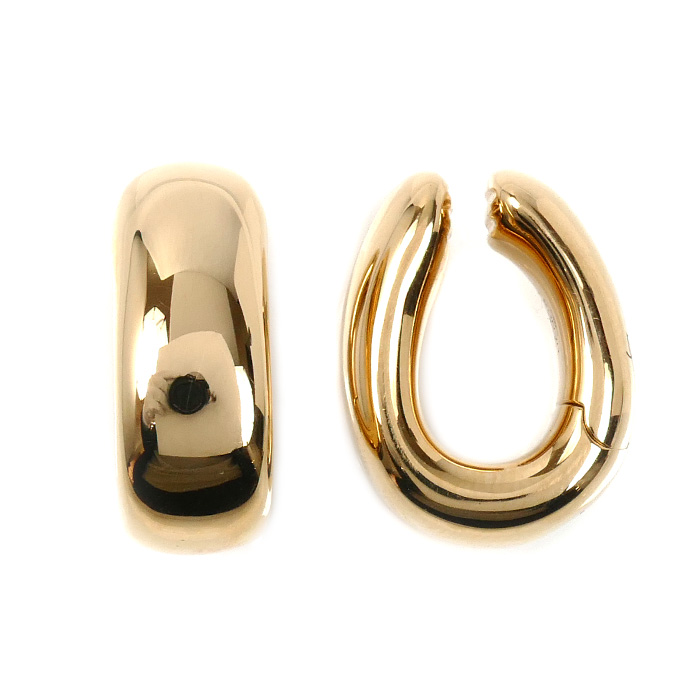 Pomellato ポメラート K18PG ピンクゴールド イコニカ クリップ  イヤリング POB7121-O7000-00000 14.1g レディース【中古】【美品】