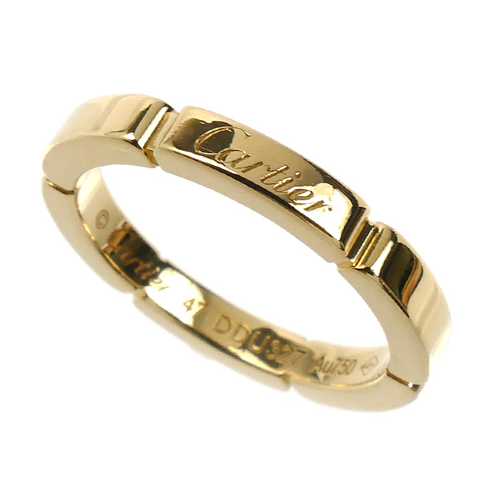 CARTIER カルティエ K18YG イエローゴールド マイヨンパンテール リング・指輪 B4079947 7号 47 3.6g レディース【中古】【美品】