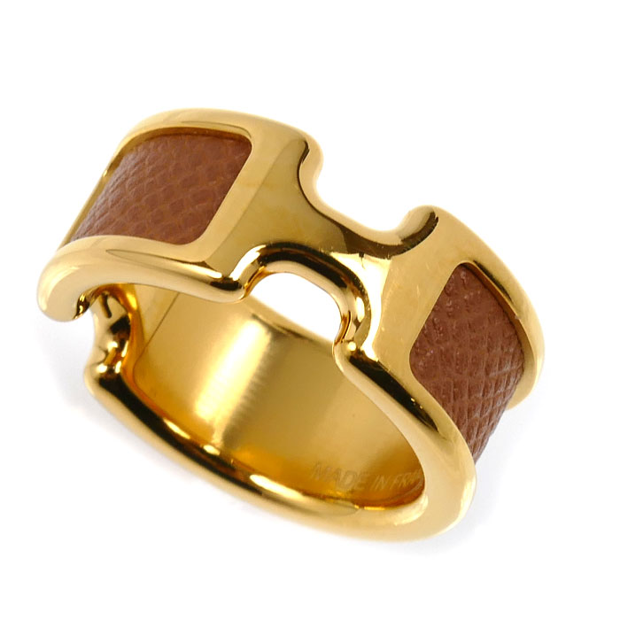 HERMES エルメス メタル オランプ PM リング・指輪 12号 レディース【中古】