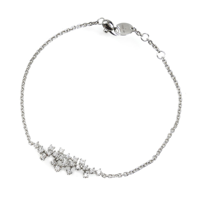 Damiani ダミアーニ K18WG ホワイトゴールド ミモザ ブレスレット 20104950 ダイヤモンド 4.4g レディース【中古】【美品】